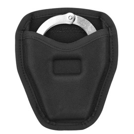 Handcuff Case, Open Top Handcuff Pouch for Duty Belt, Nylon Cuff Holder Holster for Police Law Enforcement Accessories for Standard Chain or Hinge Handcuffs