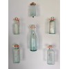 Handmade 1 in Floating Copper Hanger For Antique Bottle Collection