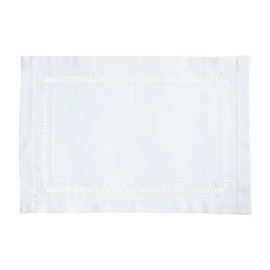 Traditional Hemstitch Placemat (Set of 12)