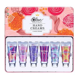BODY & EARTH # LOVE Hand Cream for Women Hand Lotion Sets, Travel Size Hand Cream Gifts for Women Thanksgiving Day Christmas Day Gifts