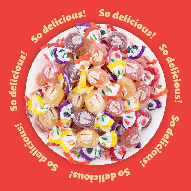Fida Bonelle Italian Assorted Fruit Jelly Candy | 1.5 Pound