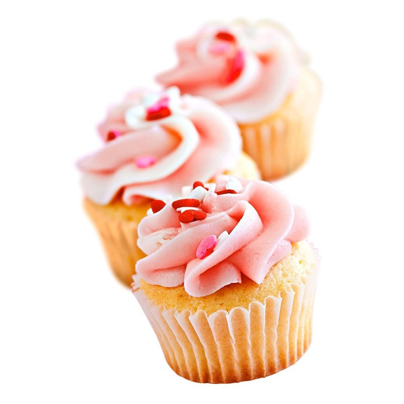 Zenker Mini pirottini per muffin, carta bianca, confezione da 1,
