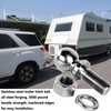2'' Trailer Hitch Ball 50mm Ball Head Bolt Drawbar Straight