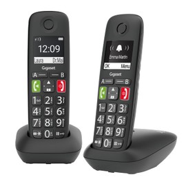 Gigaset cordless telephone, Black