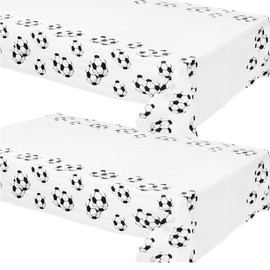 Football Theme Party Tablecloths, Football Party Decorations, Football Birthday Party Table Cloths, Pack of 2, Football Table Cover