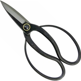 KONYO Hanasei Blade Long Okubo Shears, 7.9 inches (200 mm), Uses Yasugi Blue Paper