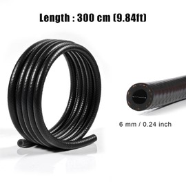 3 m diameter 6 mm fuel line, petrol hose, fuel line, fuel hose, petrol hose for engine, car, tractor, small engines