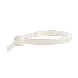 Monoprice 105796 6-Inch 50LBS Releasable Cable tie, 100-Piece/Pack, White