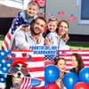Hanaive 20 Pieces 4th of July Headbands Patriotic Head Boppers
