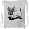 inktastic Scottie in PJs Drawstring Bag White - KiniArt 2e34