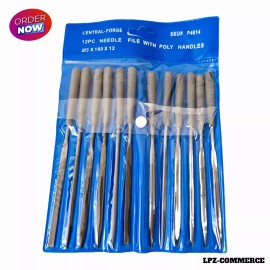 Central Forge Tools 12Pc Precision Needle File Set Jewelry Design & Repair Tool Set ( NEW )