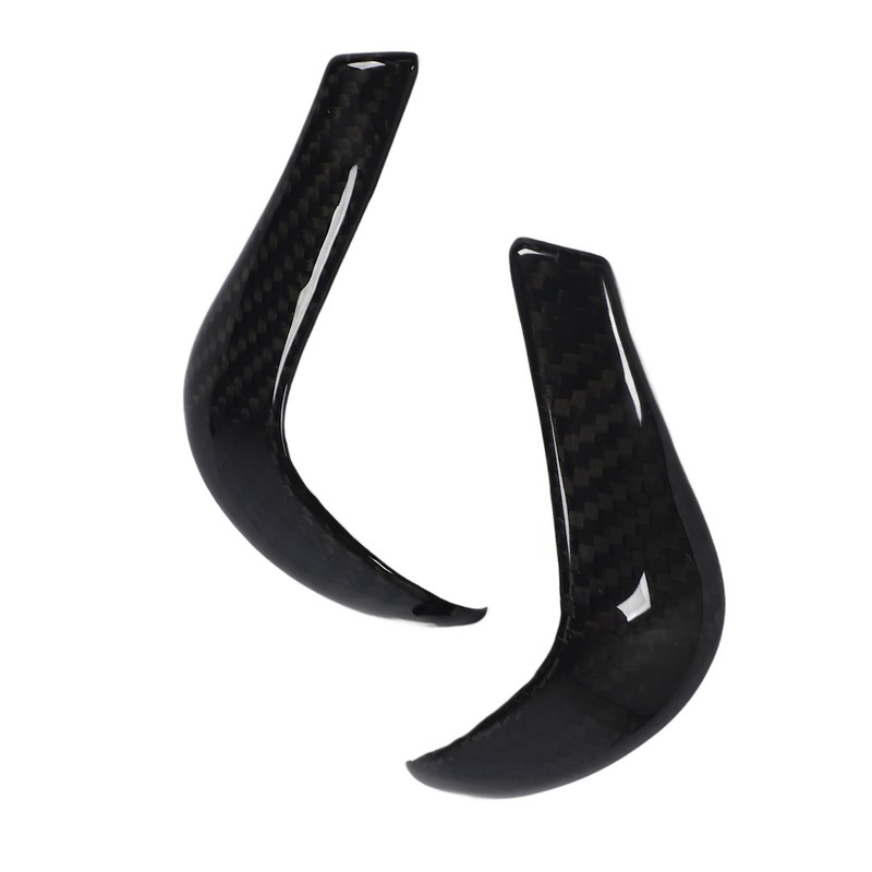 Gear Shift Knob Cover Carbon Fiber Console Shifter Head Trim