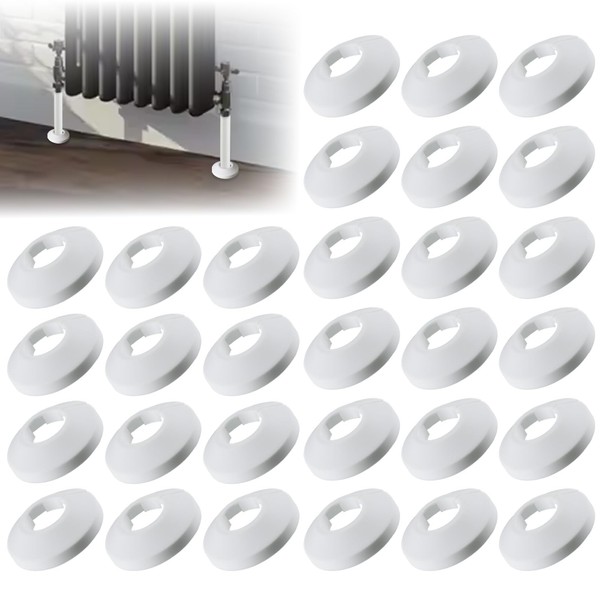 Hohitenz Pack of 30 Heating Pipe Rosettes - Pipe Cover