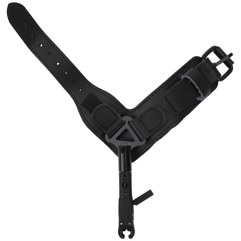 Wrist Strap Bow Release Aid Adujustable PU Outdoor Hunting Arrow