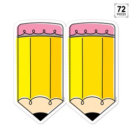 Creative Teaching Press CTP Doodle Pencil 6" Cut-Outs Learning Décor Accents for Classroom 10681