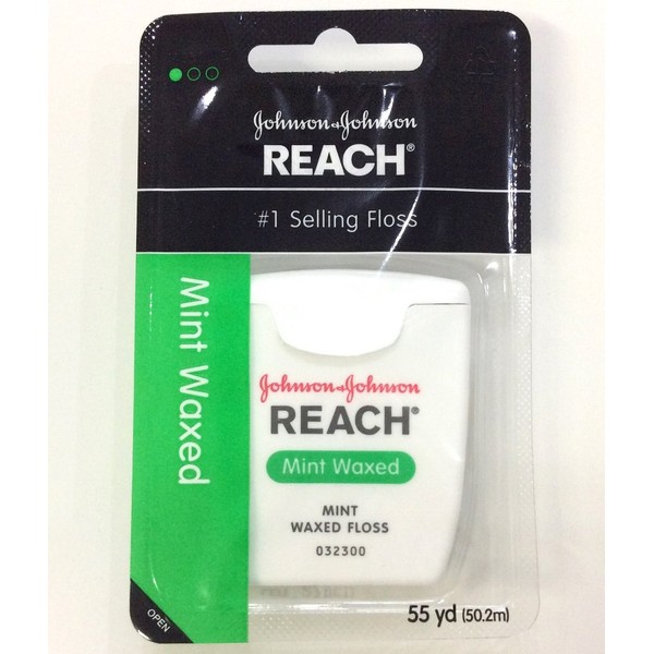 Reach Mint Waxed Dental Floss 55 Yd (Pack of 5)