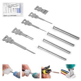 JRready JRconDRK00B09-03 Upgraded Replacement Tips for Pin Removal Tool 9PCS Pin Extractor Tool Tips Terminal Removal Tool Kit for TE/AMP Molex Harting Connectors & More