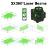 Mountlaser Laser Level 360 Self Leveling,3x360° Cross Line Laser for