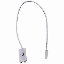 Heitronic Mecano HEI-21404 Dimmer Switch with 500 mm Connection Cable Between Light and Ballast