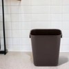 Mix.Home 10 Gallon Brown Rectangular Wastebasket Restaurant Trash can Commercial