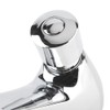 Public Ktchen Bathroom Chrome Plated Self Closing Water Saving Time
