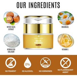 ParaFaciem Neck Firming Cream, Anti Aging Moisturizer, Anti Wrinkle Cream, Double Chin Reducer, Skin Tightening and Crepe Skin Repair Cream