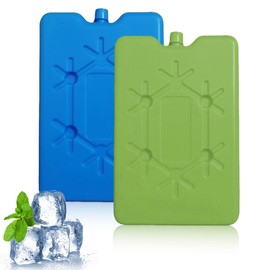 DWFEYOI 2PCS Kühlakkus 200ml Kühlelemente Für Kühltasche Kühlbox Kühlakku Kühlpads Freeze Packs für Reisen und Camping,Kühlakkus Kühltasche, Wiederverwendbare Kühlelemente, Ultradünner Kühlelement