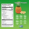 Crispy Green Crispy Green Natural Freeze-Dried Fruit, Pineapple Single-Serve, No Sugar Added, 0.63 Ounce (Pack of 12)