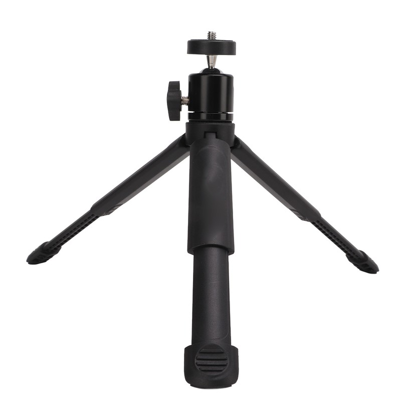 KINGJOY Desktop Tripod 2 Sections Retractable Mini Tripod for Live