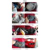LZLRUN Extra-Wide Headlight Taillight Vinyl Tint Wrap 16 Inch x