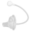 Bottle Nipple with Weighted Straw Duckbill Spout Transparent Soft Silicone