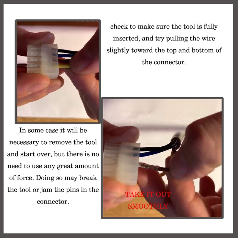 11-03-0044 Connector Accessories, Mini-Fit Jr Extraction Tool, For the removal