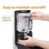 Coastwide Pro J-Series Automatic Hand Soap Dispenser, 1200 mL, Black