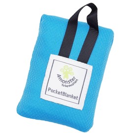 GoodsLand GD-MNLSSHEET-BLBL (Ultra Small) Waterproof, Compact, Leisure Sheet, Mini Picnic Sheet, Lightweight, Stylish, For 1 - 3 People, 27.6 x 43.3 inches (70 x 110 cm)