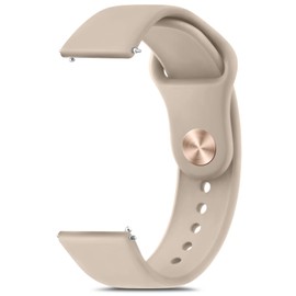 Meliya Bands Compatible with 20mm Watch Bands, Quick Release Soft Silicone Sport Replacement Strap for Smartwatch with 20mm Watch Lugs for Women Men