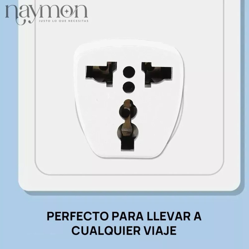 Naymon Clavija Convertidor Toma Corriente Viaje Americana Mexico