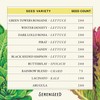 Sereniseed Certified Organic Leafy Greens Lettuce Seeds Collection (10-Pack) –