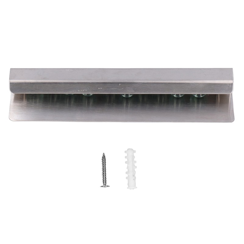 20CM Ticket Rack Wall Mounted Slide Check Rack Stainless Steel
