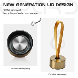 Opard Trinkflasche, 1L/800ml Wasserflasche, Auslaufsichere Water Bottle, BPA Frei Sportflasche Zeitmarkierung Wasser Flasche