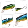 BESPORTBLE 5pcs Freshwater Fishing Lures Simulation Bait Artificial Trouts Lure
