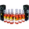 JYE Set de 6 Botellas de Aceite Bronceador con Extracto