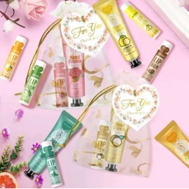 Regalo 14 De Febrero Kit Crema Para Manos Y Bálsamo Labial                                                                                            