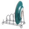 Artliving 5-Tier Metal Scrollwork Dish Rack Plate Rack Display Stand