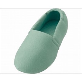 Tokutake Sangyo Ayumi Espad Indoor Mint Green M Size (8.7 - 9.1 inches (22.0 - 23.0 cm) Foot Circumference Equivalent to 3E One Foot (Left Foot)