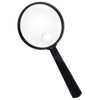 Feosky Handheld Reading Magnifier, 10X Magnifier, 75mm Shatterproof Lens, Adults