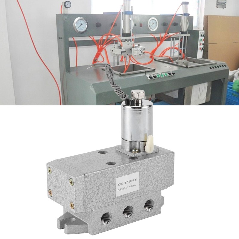 2 Position 5 Way Solenoid Valve Single Control Industrial Control