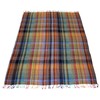 Lorenzo Cana Luxury Wool Blanket Elaborate Jacquard Woven Pattern Colourful