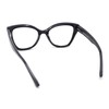 SA106 Womens Classy Oversized Thick Plastic Cat Eye Reading Glasses