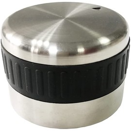 GRILLJOB Stainless Steel 304 Gas Grill Control Knob, 1 PC Gas Burner Replacement Knobs, Fits BBQ Gas Grills with 8mm D Shaped Valve Stem