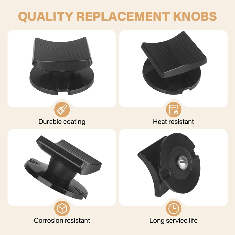 IWIWE 1727 Replacement Lid Knob Without Vent for Rena ware